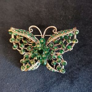Handmade butterfly brooch